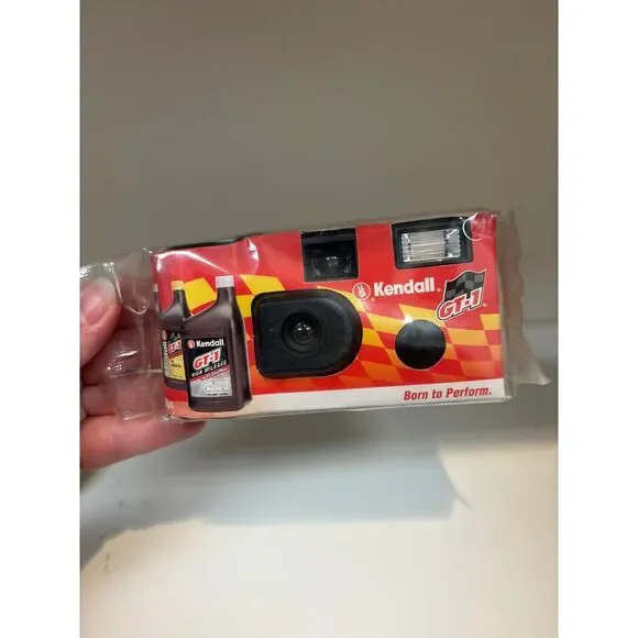 Vintage Kendall GT-1 Promotional Disposable Camera - Film Collectible