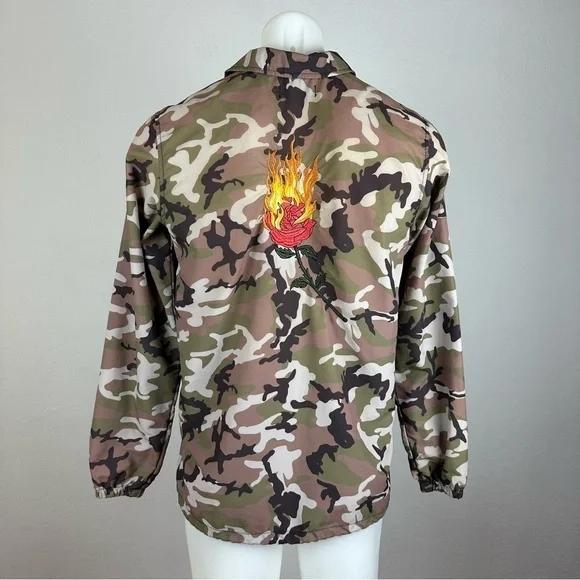 Asphalt Yacht Club Flaming Rose Streetwear Jacket
