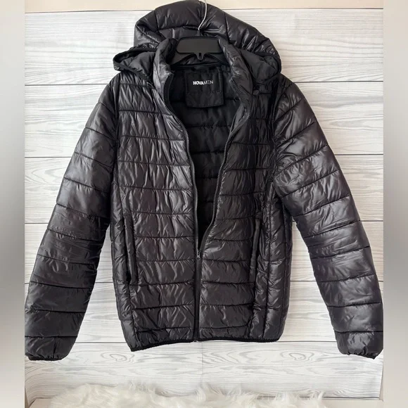 Fashion Nova Men Black‎ Puffer Jacket