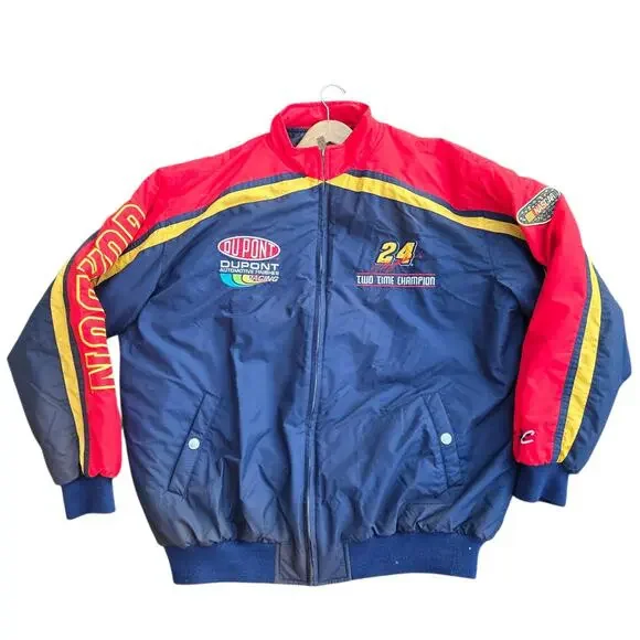 Vintage‎ NASCAR Jacket Mens XL Jeff Gordon 24 Chase Authentics Dupont. Read!