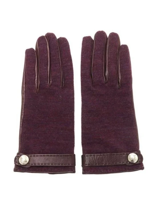 Hermes Gloves Burgundy