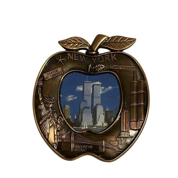 NYC PICTURE FRAME‎ METAL BIG APPLE Copper Finish