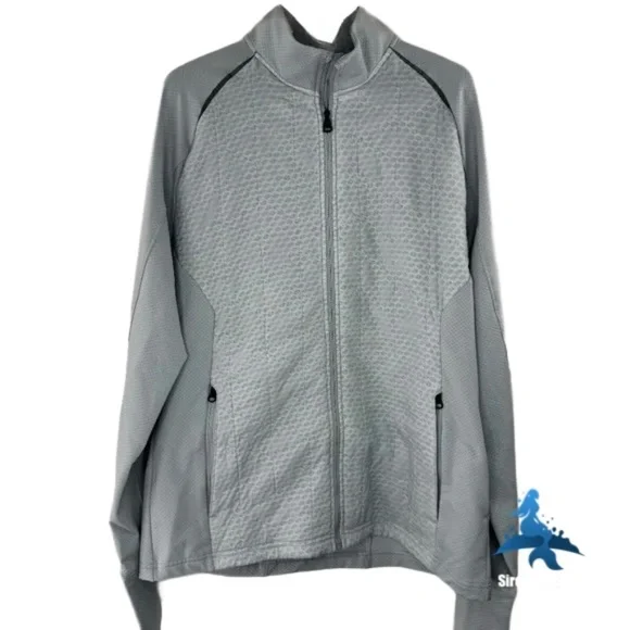 1202 Under Armour ColdGear Reactor Run Insulated Jacket - L - Gray
