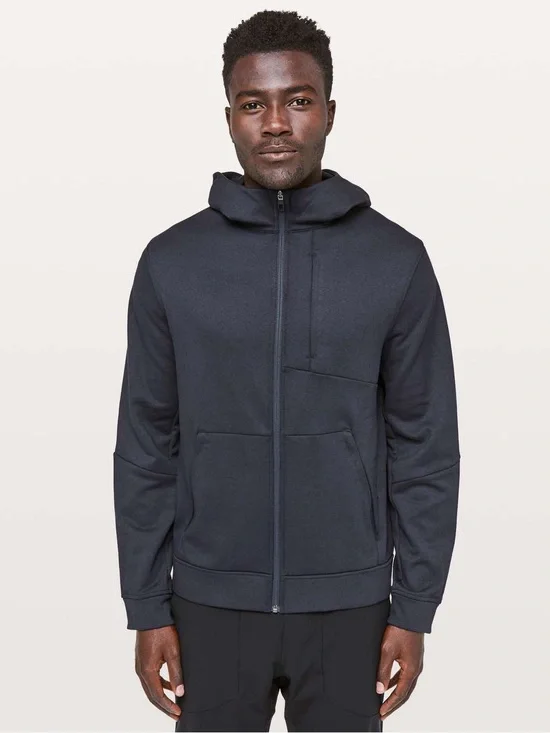 Lululemon City Sweat Zip Hoodie Sweatshirt Dark Navy Blue Full-Zip Jacket