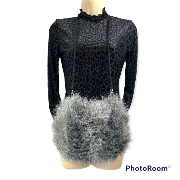 Faux Fur Hand Warmer Muff