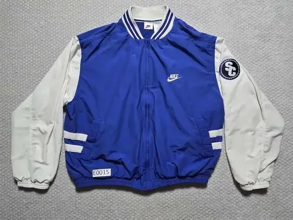 Vintage 90s Nike Supreme Court Embroidered Bomber Track Jacket