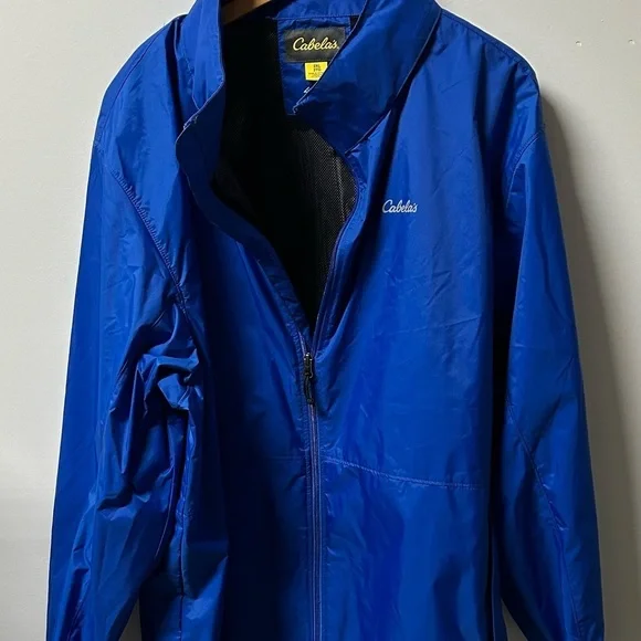 Cabela’s Full Zipper‎ Blue Windbreaker XXL