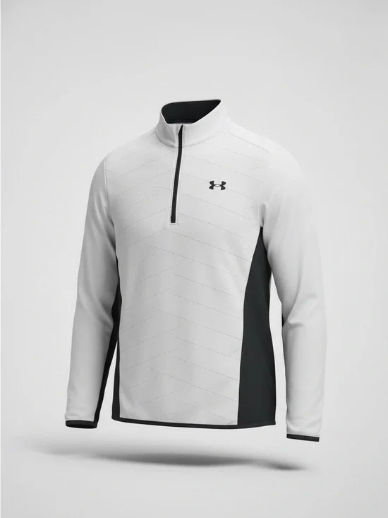 Under Armour ColdGear Storm White 1/4 Zip Pullover Men’s Long Sleeve