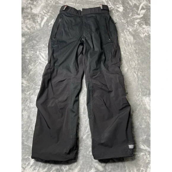 REI Pants Men Size Large Black Full Zip Rain Mountaineer Ski Snow Stretch