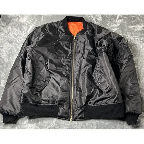 Rothco Jacket Men Size 5XL MA-1 Flight Zip Up Military Discoloration