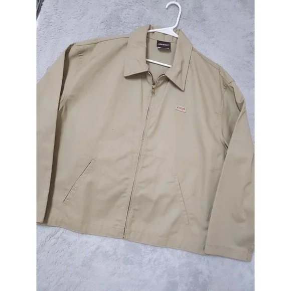 Dickies Jacket Mens XL Eisenhower Full Zip Up Workwear Canvas Skater Grunge