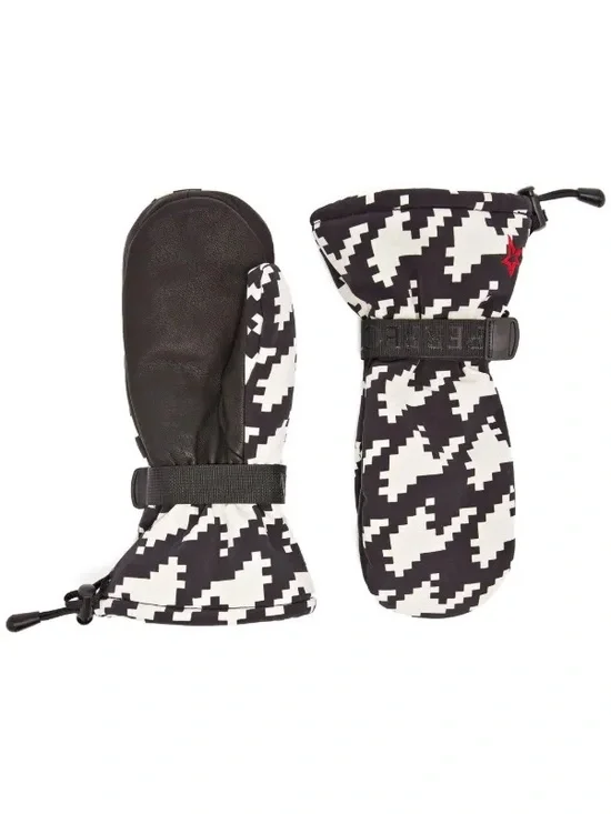 Perfect Moment Ski Gloves Mittens Davos Waterproof Mittens Houndstooth Medium