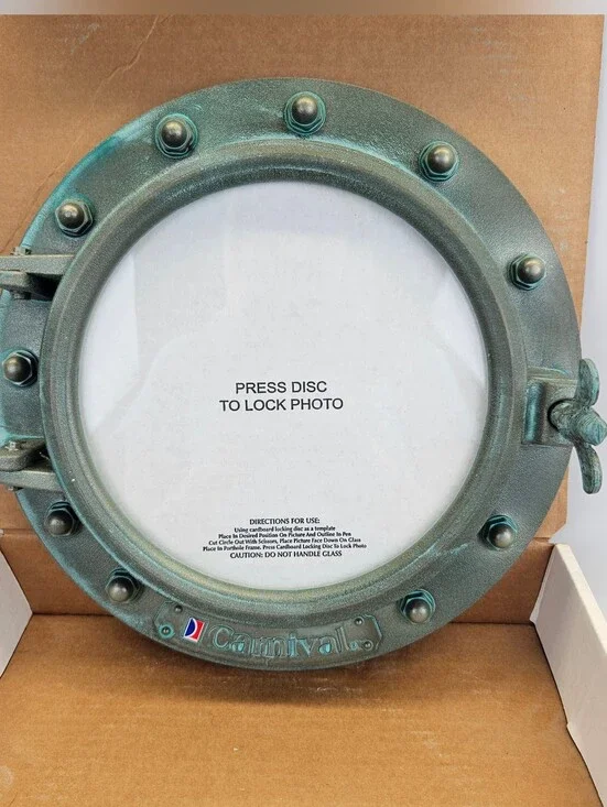 Carnival Cruise Line Coral Reef Molded Porthole Picture Frame 8