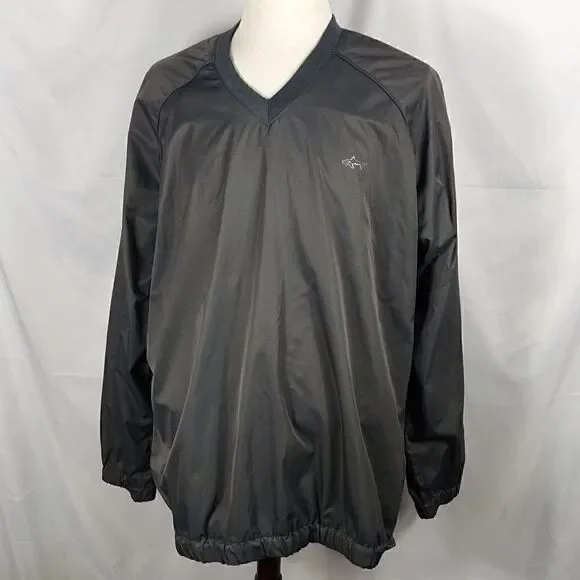 Greg Norman Gray Pullover Performance Jacket