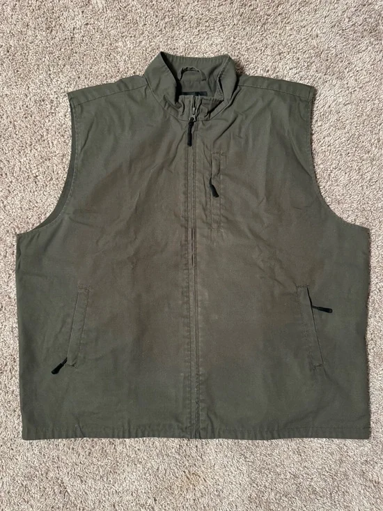 Rothco Olive Green Undercover Travel Vest with Zip Pockets Size XL