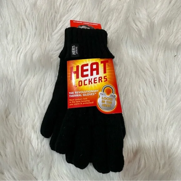 Women’s Black Heat Lockers Gloves