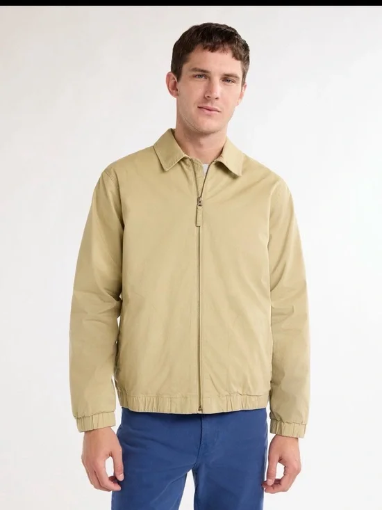 Lightweight Men's Jacket in Khaki Tan