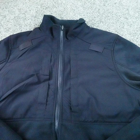 NEW 5.11 Tactical Jacket Mens M Blue Softshell Fleece Full Zip Military Coat Top