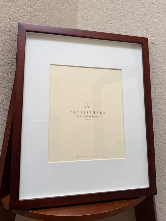 Pottery Barn Espresso Wood Gallery Frame..