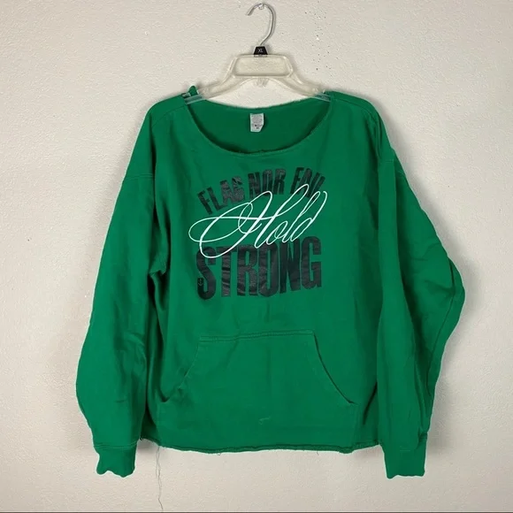 Flag Nor Fail Strong Sweatshirt Gym Wear Size XL