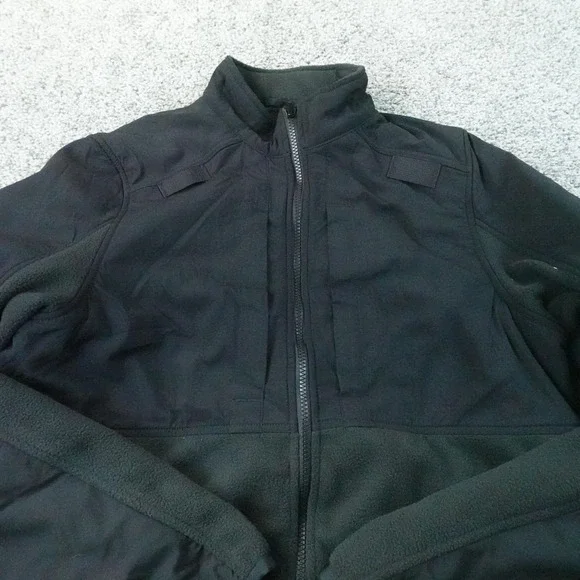 NEW 5.11 Tactical Jacket Mens M Black Fleece Softshell Full Zip Military Coat