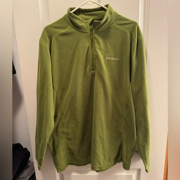 Columbia Men’s Olive Green Quarter-Zip Fleece