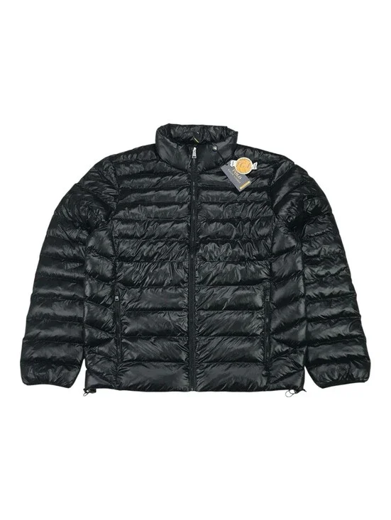 Polo Ralph Lauren Packable Jacket Mens Large L Black Puffer Water Repellent NEW!