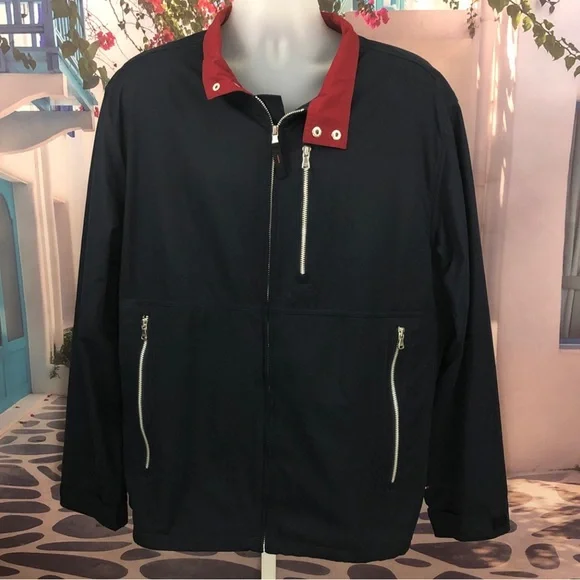 Tommy Hilfiger Navy Blue Rain Jacket