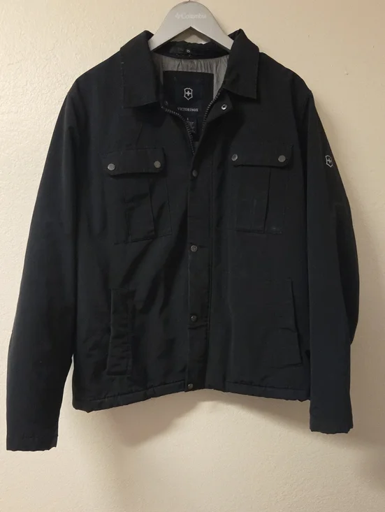 Victorinox Black Men's Utility Field Jacket