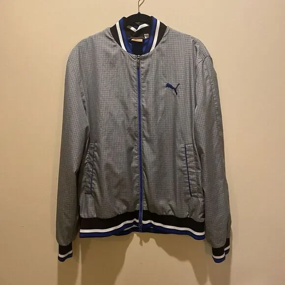 Puma Full‎ Zip Windbreaker Men's Size Large SportLifestyle