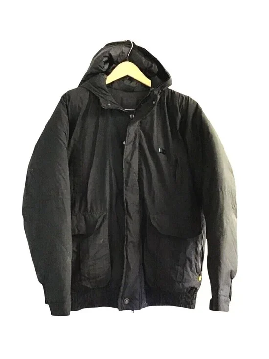 DC- MENS BLACK ULTRA WARM POCKETS ZIPUP PUFFER JACKET SIZE MEDIUM