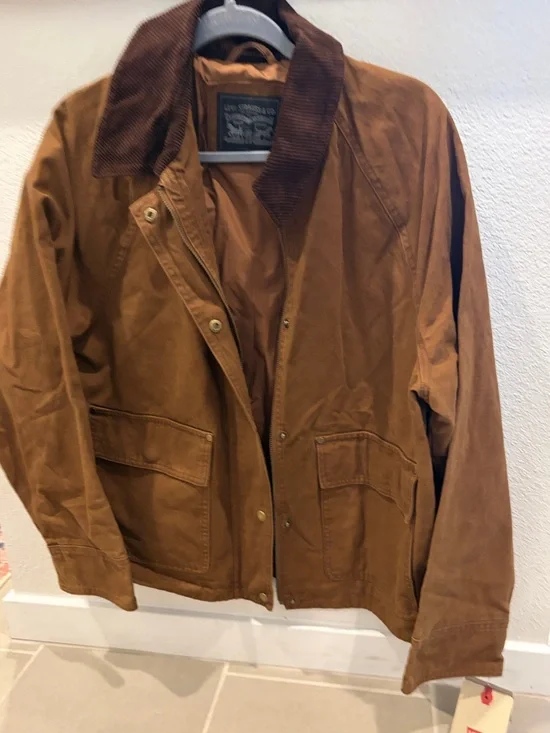 Levi's Tan Brown Corduroy-Collar Jacket