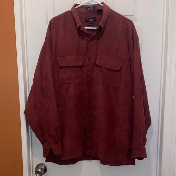 Van Heusen Men's Terracotta Shirt Jacket