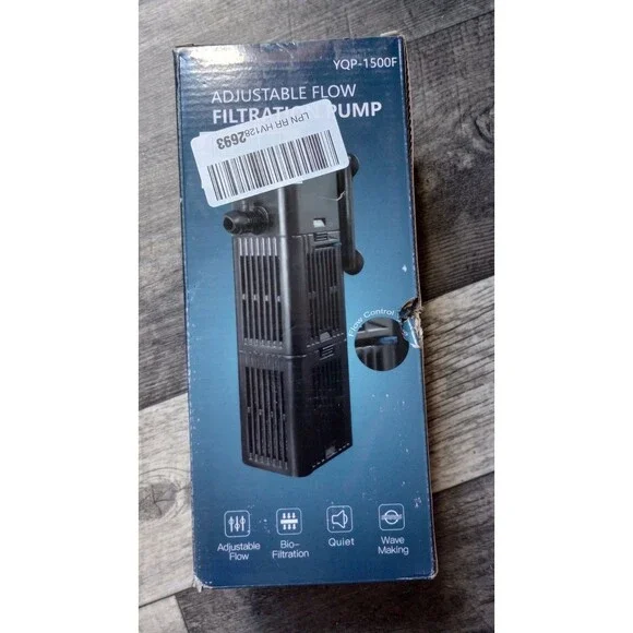 Aquarium Filtration  Pump YQP-1500F MultiFunction Submersible Filtration Pump
