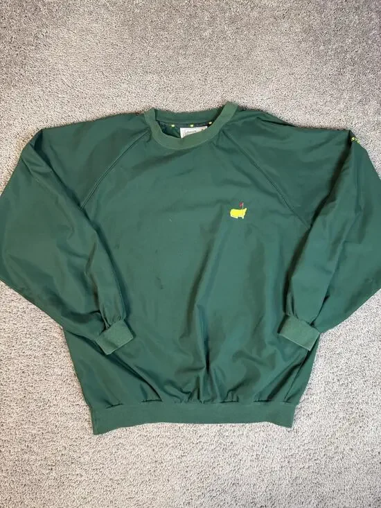 Slazenger Augusta National Windshirt Jacket Mens M Green Masters Golf Shop