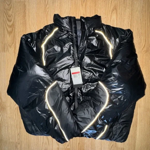 Nike Tech Bubble Jacket Black Anthracite Iron Grey Men's Size L II3869-010 $450