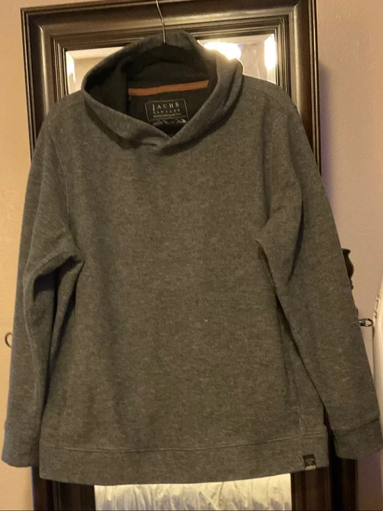 Jachs Gray Lightweight Hooded Shirt Jacket