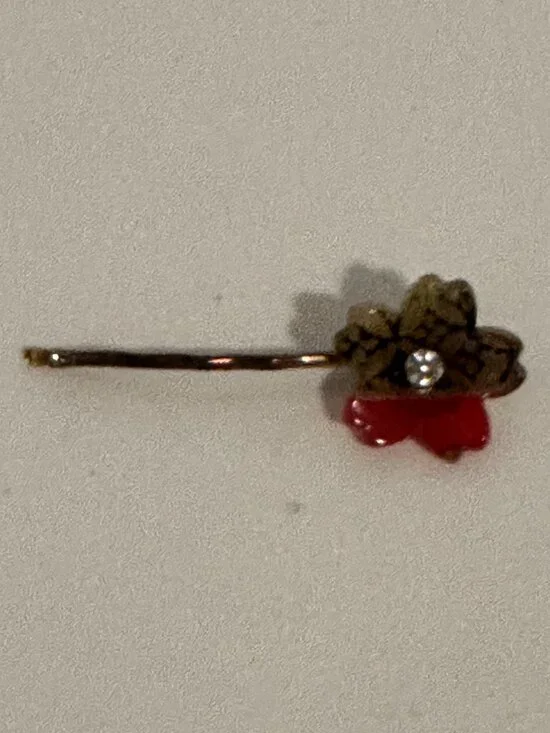Japanese Sakura Hair Pin – Kimono Textile Floral Design
