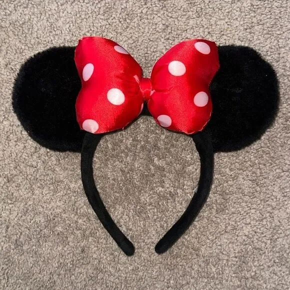 Minnie Mouse Velvet Costume Headband!
