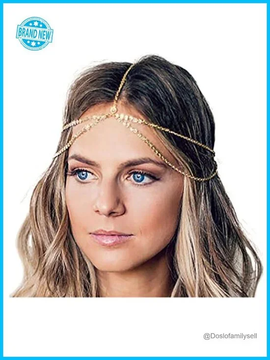 Sequins Head Chain Bohemian Hair Jewelry Festival Headband