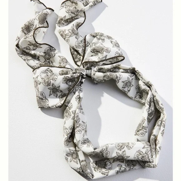 Floral Headband Scarf-Green