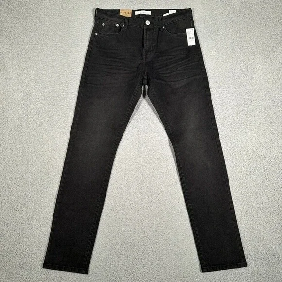 Pacsun‎ Jeans Mens 30x32 Black Athletic Slim Denim Casual Preppy Workwear NWT