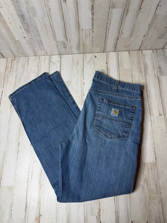 Carhartt Men’s Medium Blue Relaxed Fit Jeans