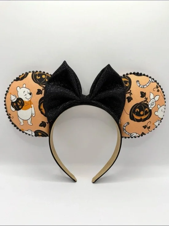 Disney Winnie the Pooh Halloween handcrafting Minnie Ears