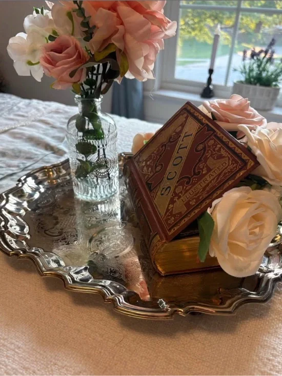 Silverplated Raimond Decorative Serving Tray - Elegant Home Accent