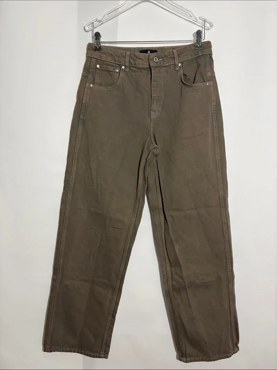 Represent Baggy Denim Jeans in Light Brown Bark Sandstorm Size 31