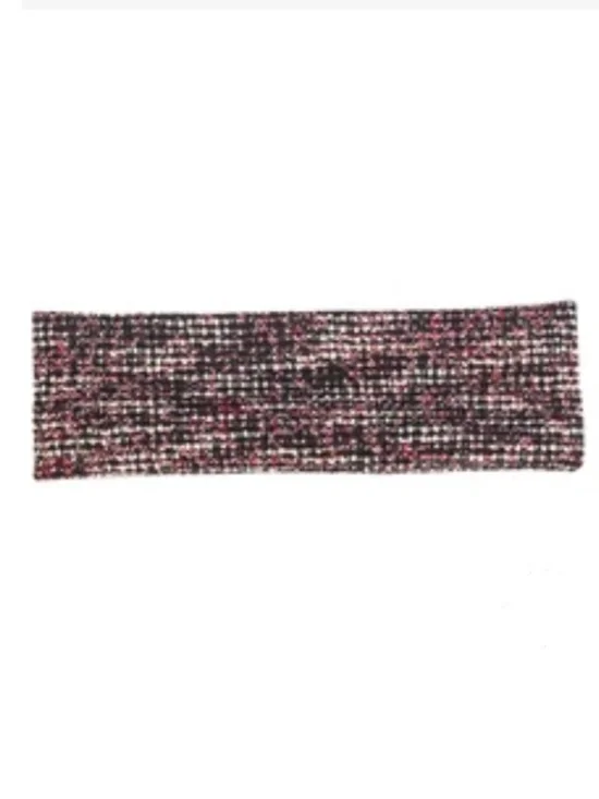 Multicolor Knit Headband Women EUC Red Black & White