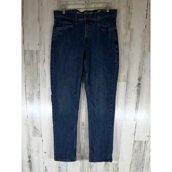 Eddie Bauer Straight Fit Mens Jeans‎ 32x31 Medium Wash Mid Rise Classic Basic