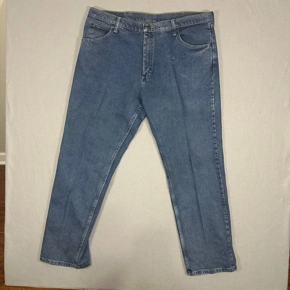Wrangler Premium Quality‎ Mens Straight Leg Jeans Blue 38x30 1096FXVDB