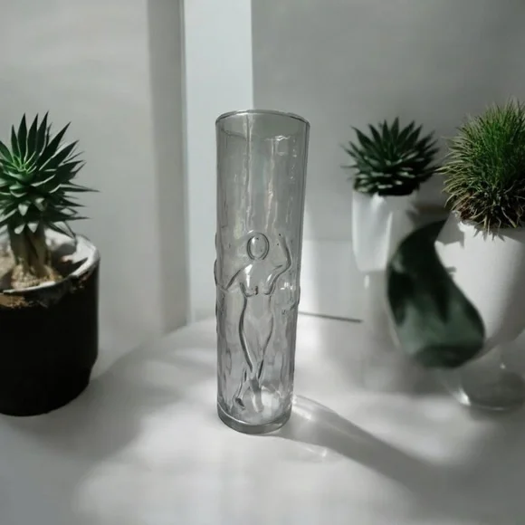 Vtg Libbey Molded Replacement Drinking Glass/Vase 